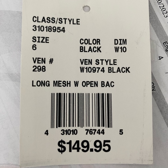 Celebrate DB studio / David’s Bridal mesh  halter bridesmaid dress BLACK - Picture 5 of 5